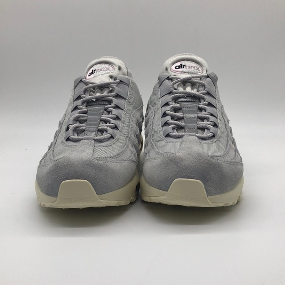 NEW NIKE Air Max 95 Men's  Grey Fog/Pink Foam DX2670-001 - Picture 2 of 5